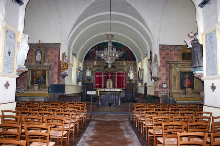 Intérieur de l'Eglise de Lucé
