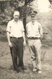 Charles John Cathcart with his father