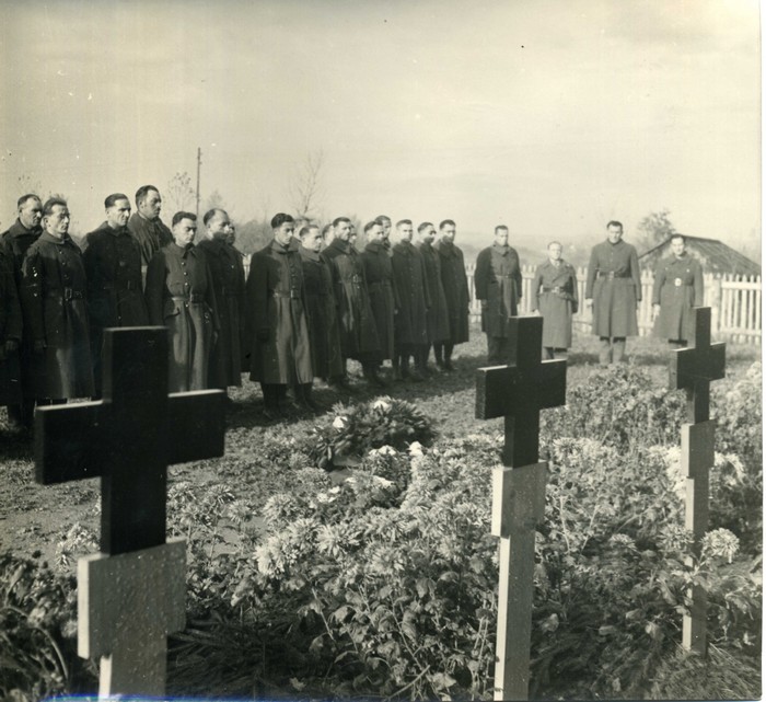Funeral at St Michael's churchyard