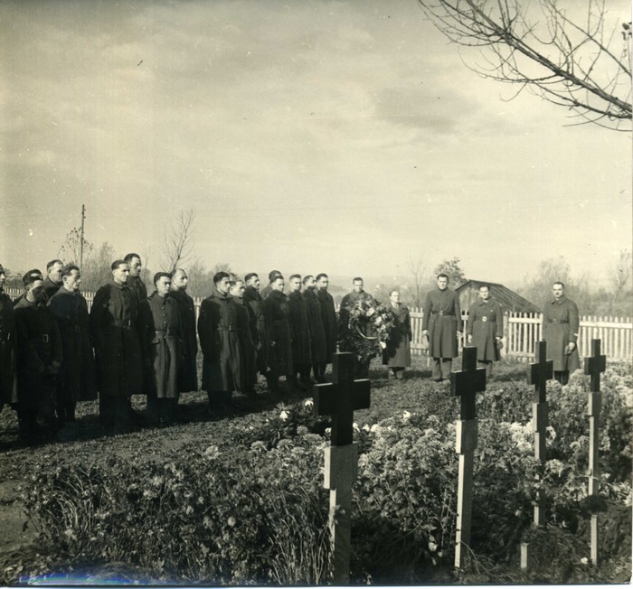 Funeral at St Michael's churchyard