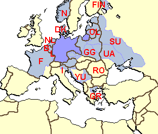 Besetzte Gebiete - occupied territories - territoires occupés